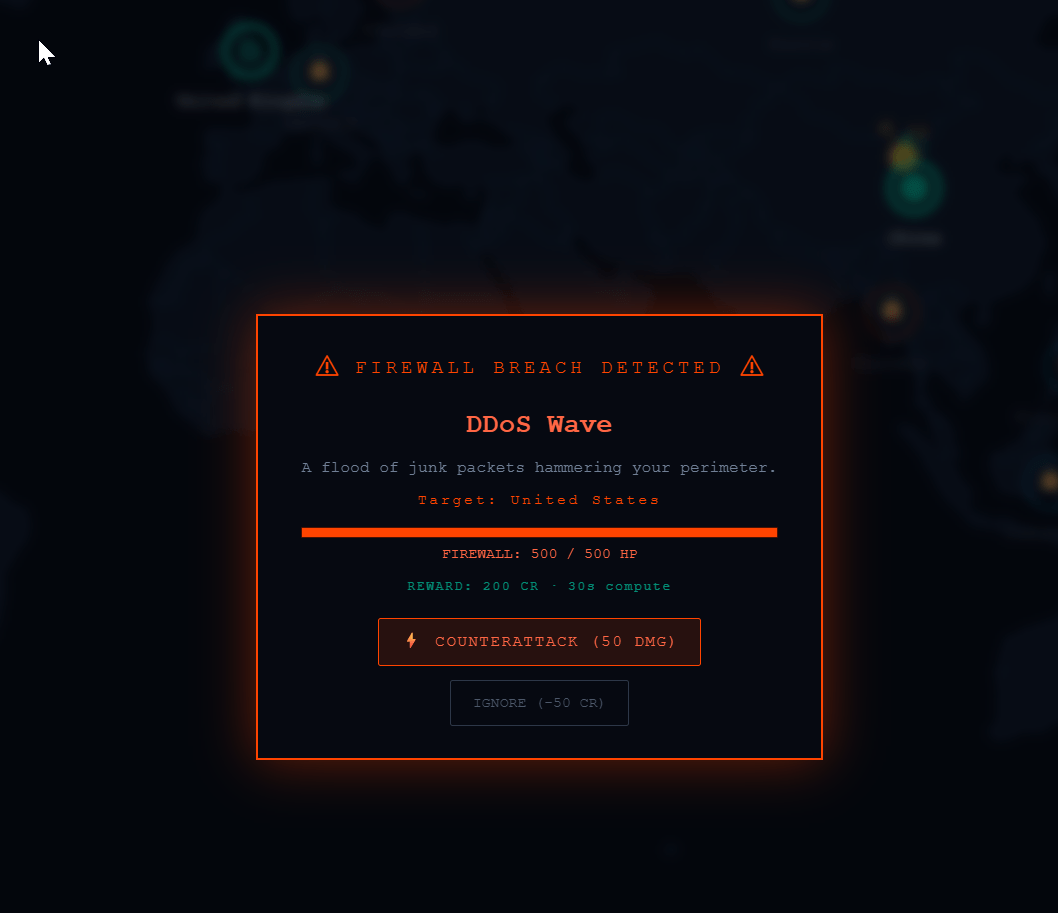 Boss event modal